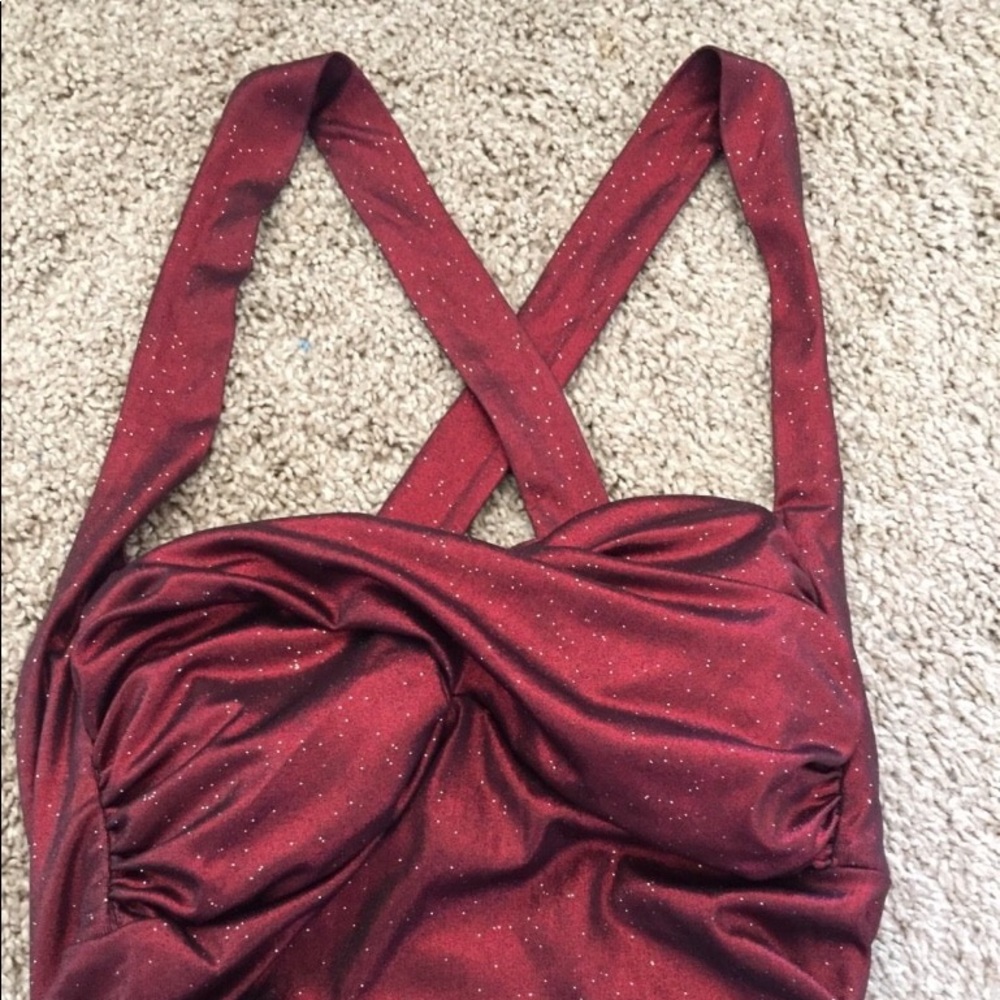 Vantage red dress